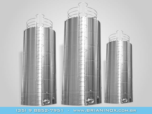 Reservatórios em inox 304